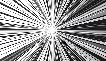 Abstract radial burst