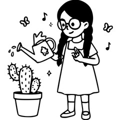 Obraz premium Flower Lover Icon