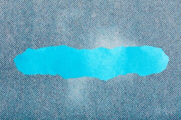 Blue blank price tag template or sticker label for text