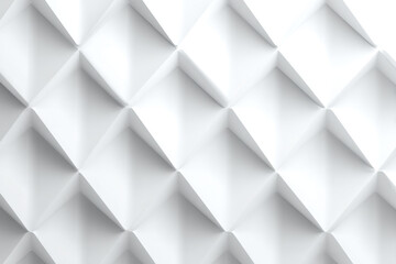 Fototapeta premium Abstract white geometric pattern design background texture minimal style