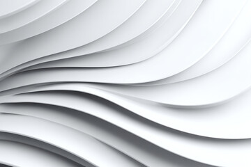 Abstract white waves flowing design modern art background