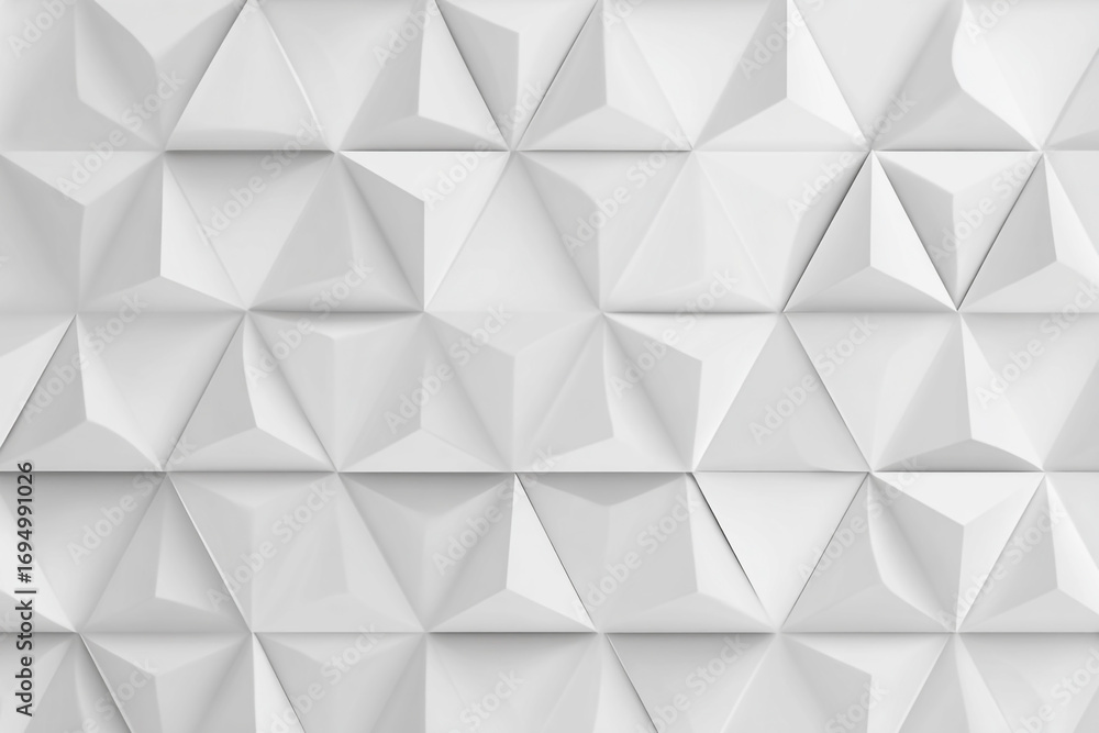 Aufkleber white triangular geometric pattern background texture design