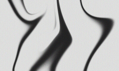 Abstract grungy texture with black spray paint strokes and grainy surface detail