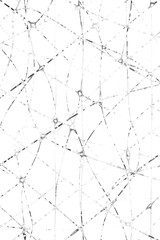 Obraz premium Abstract white background with intersecting lines and star like shapes in a random pattern design