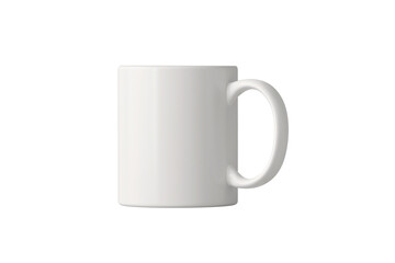 Minimal ceramic mug mockup – blank coffee cup template for logo, branding, and merchandise design presentation