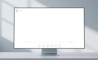 Minimalist Collaborative Whiteboard Interface Design For Remote Teamwork (Item1)