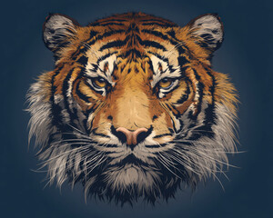 Fototapeta premium Tigers head shot