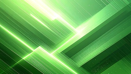 Abstract green diagonal lines