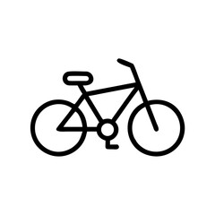 Obraz premium bicycle isolated on white background