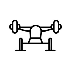 vector illustration of a dumbbell