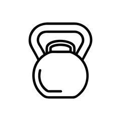 vector illustration of a dumbbell