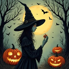 Halloween illustration 