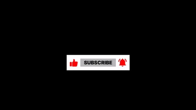 Dynamic animated subscribe button animation with a click cursor and notification bell, perfect for engaging viewers and boosting channel growth in digital content creation.