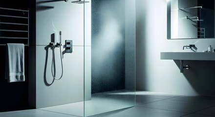 Elegant Contemporary Bathroom Design Featuring Minimalist Fixtures and Modern Aesthetic Style