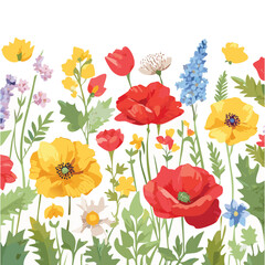 Fototapeta premium seamless floral pattern