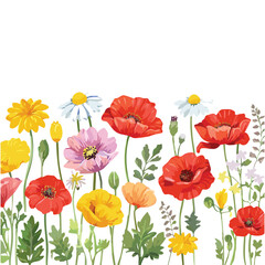 Obraz premium seamless floral pattern