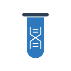Dna Test Tube Icon