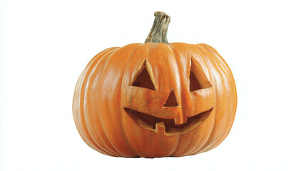 Fototapeta premium Jack-o'-Lantern Pumpkin, isolated on transparent background