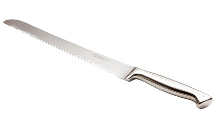 Long, serrated bread knife