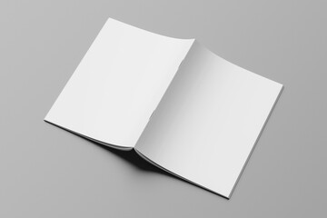 Blank A4 Catalog Brochure Open And Cover