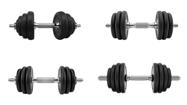 Adjustable Dumbbells for Strength Training and Fitness.