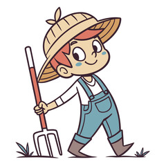 Whimsical Cartoon Occupations and Characters Illustrations