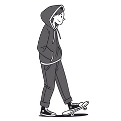 Whimsical Cartoon Occupations and Characters Illustrations