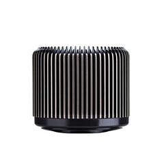 Close-up, Studio Shot of Finned Heat Sink