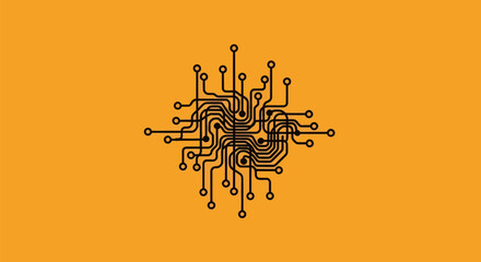 Abstract Circuit Board Design.