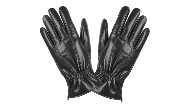 Elegant black leather gloves offer sophisticated style and protection for any occasion