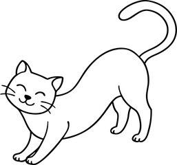 black cat vector illustration2