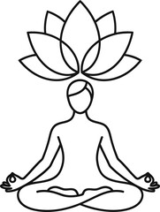 Lotus meditation: Finding inner peace and harmony through mindfulness and spiritual practice