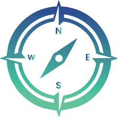 Compass Navigation Icon Vector Illustration Design