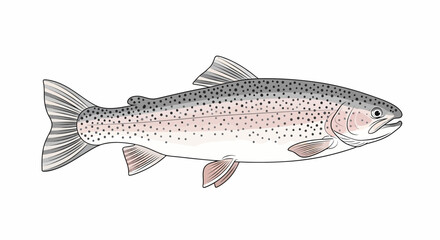 Obraz premium Happy cartoon dog wags tail, a playful puppy illustration for children's content or pet product designs