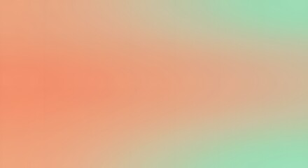 Obraz premium Abstract background featuring a smooth gradient of peach and mint green color transition effect