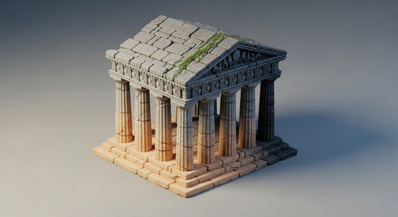 Cartoon castle tower illustration vector drawing for kids fairytale fantasy architecture design element icon art