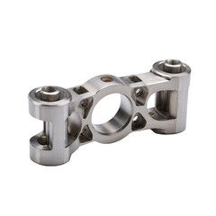 Precision metal part, studio shot, industrial background, engineering (2)