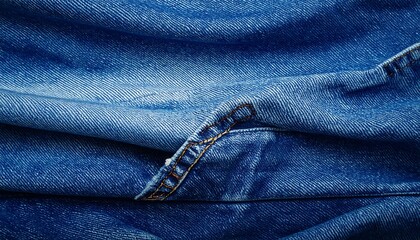 Wrinkled denim texture