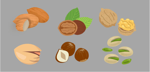 Healthy Combo of 6 Dry Fruits – Almonds, Cashews, Walnuts, Pistachios, Nuts