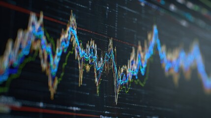 Focused view of a digital SPC control chart on a monitor highlighting trend fluctuations and CpCpk alerts with shoulders and surroundings gently blurred.