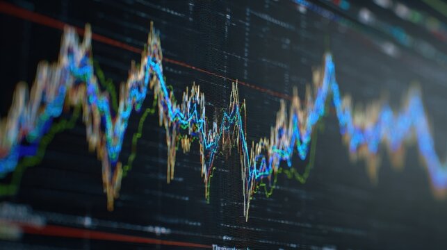 Focused view of a digital SPC control chart on a monitor highlighting trend fluctuations and CpCpk alerts with shoulders and surroundings gently blurred.
