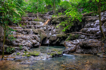 Palenque, Mexico - March 25, 2025: Palenque archaeological site in Palenque, Chiapas, Mexico.