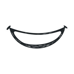 Simple smile design for joyful expressions and messages