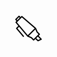 writing drawing marker icon sign vector