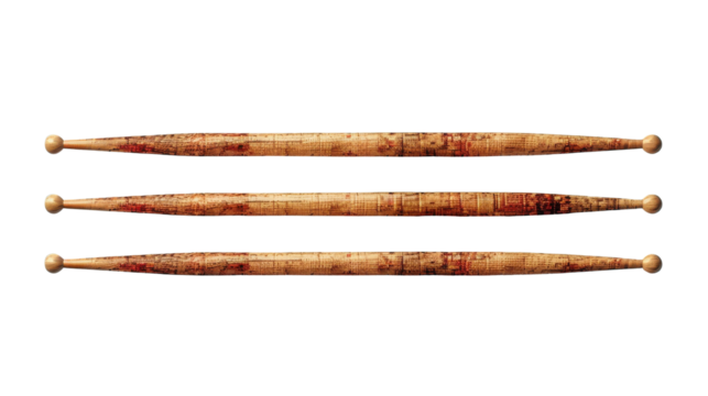 A brown rusty nail sticks out of a white wooden plank