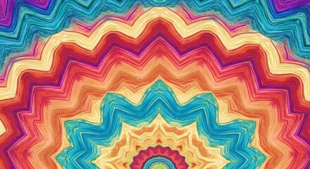 Abstract colorful wave pattern design decorative artistic background