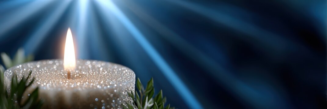 futuristic web design, modern web header design with dynamic gradient background, sleek digital kinara, futuristic effects, and transparent overlays for navigation ideal for digital platforms