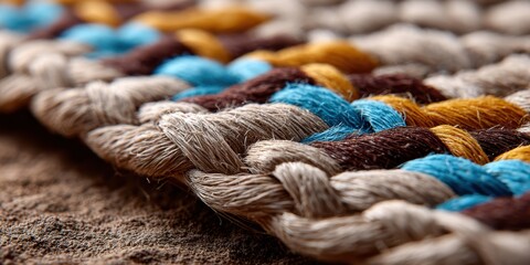 african handcraft display, detailed african handwoven mkeka mat in stunning ultra-high resolution captures authentic craftsmanship