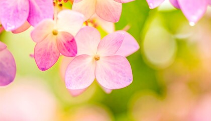 Close-up of Hydrangea flowers