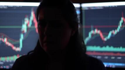 Cryptocurrency miner maintaining a large Bitcoin mining rig in a server farm. - Powered by Adobe